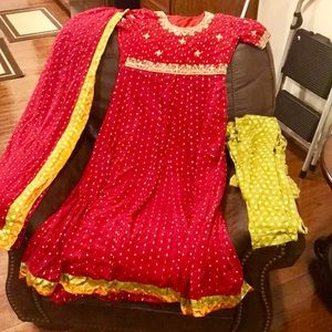 *sold* Pakistani/Indian party wedding anarkali